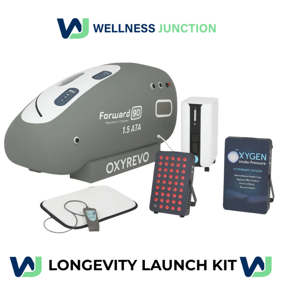 OxyRevo Forward 90 Pro - 1.5 ATA - All-In-One Chamber Bundle - Longevity Launch Kit