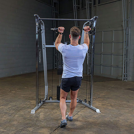 pft50 powerline single stack functional trainer cable curls