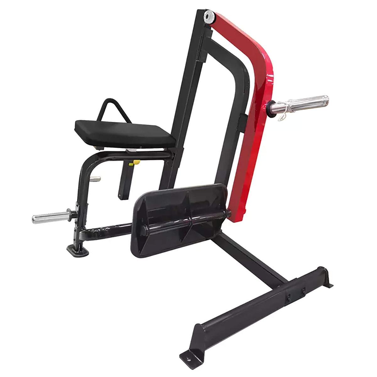 plate loaded glute hip extension machine plhe side view