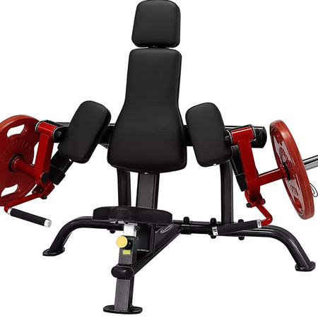 plbc plate loaded bicep curl machine up close