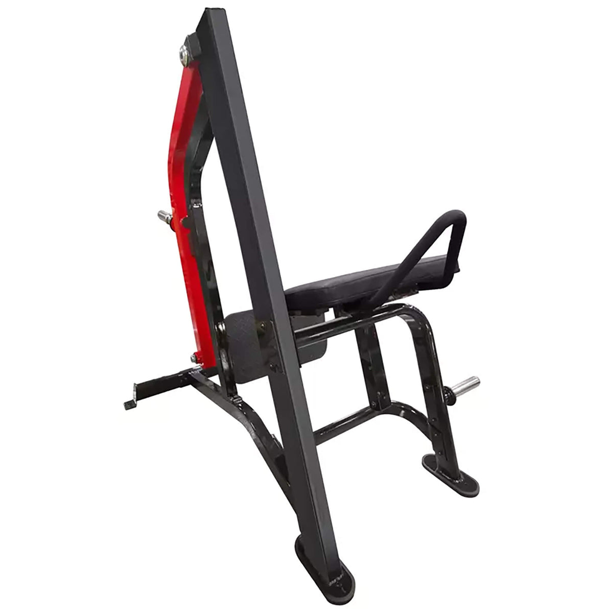 plhe plate loaded glute hip extension machine front view