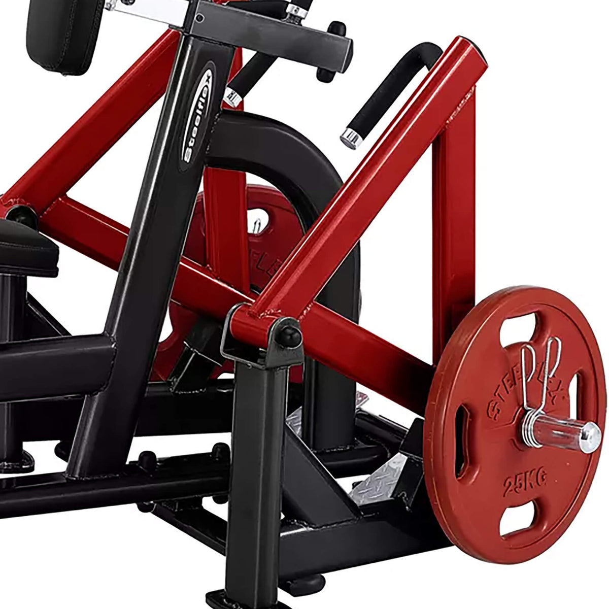 plsr plate loaded seated row machine up close