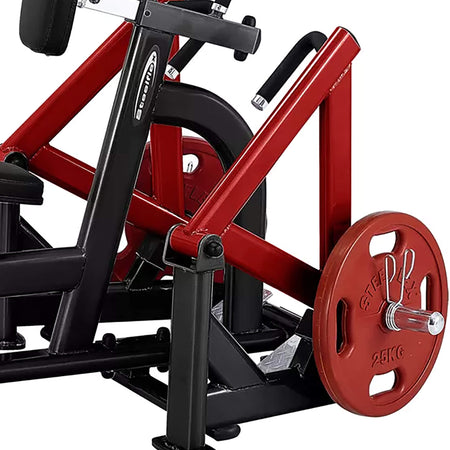 plsr plate loaded seated row machine up close