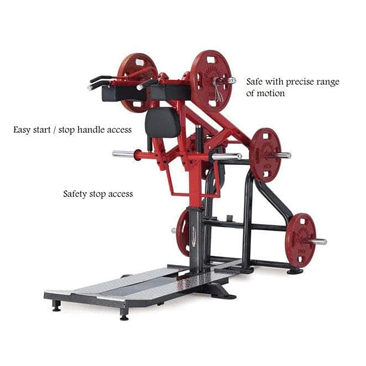 plss plate loaded standing squat machine parts