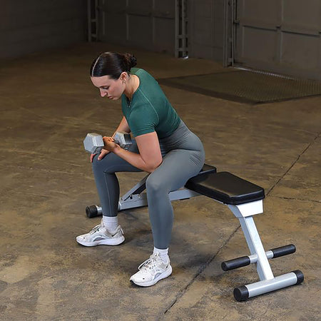 powerline pfid125x folding fid bench concentration curl