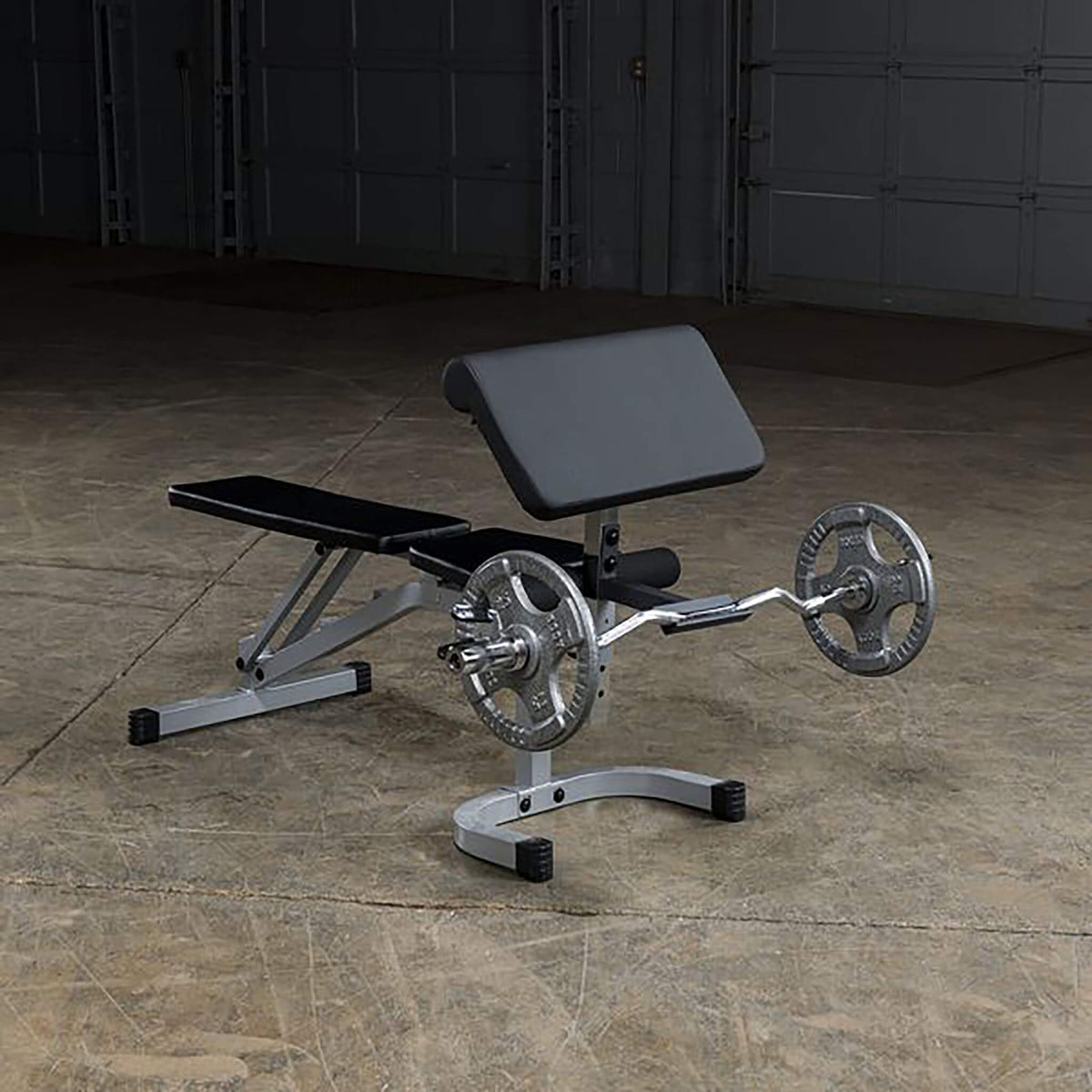 powerline pfid130x fid bench with preacher curl