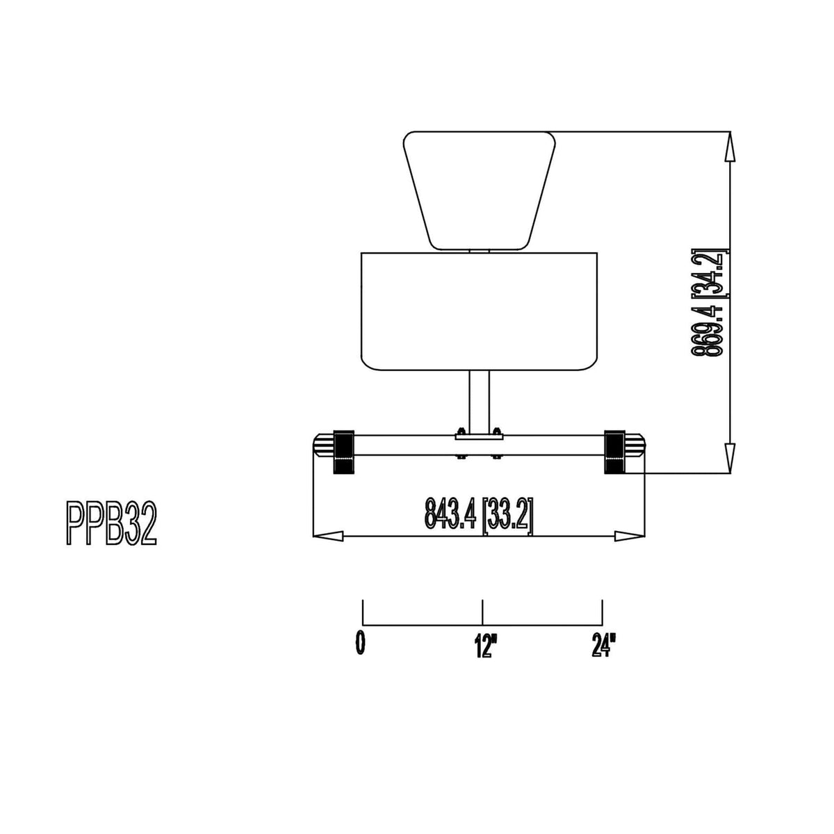powerline ppb32x preacher curl bench top view dimensions
