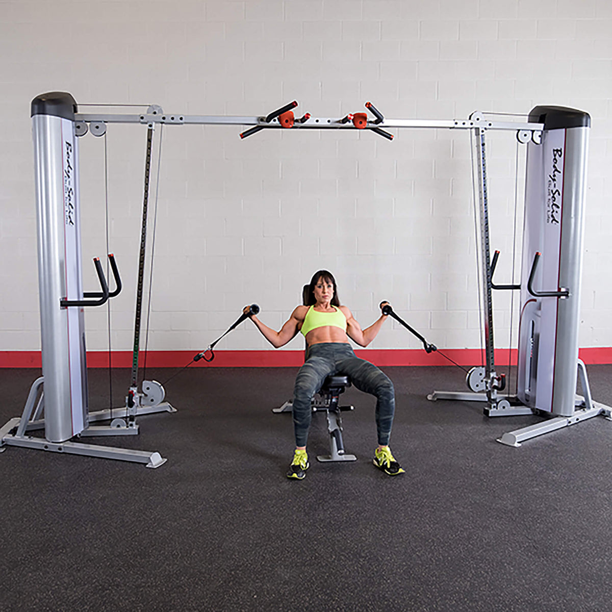 pro clubline cable crossover s2cco bicep curl