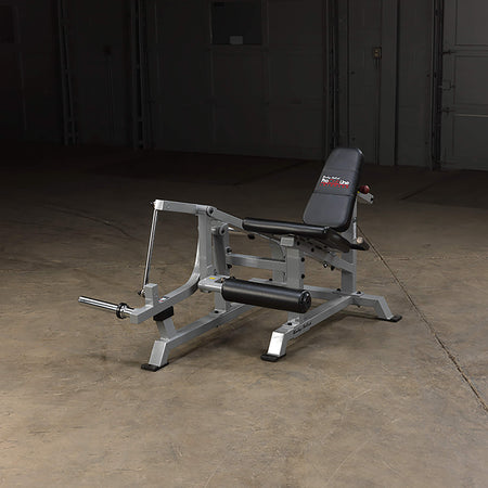pro clubline leverage leg extension front left side view