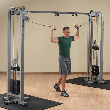 pro clubline scc1200g cable crossover double high pull curl