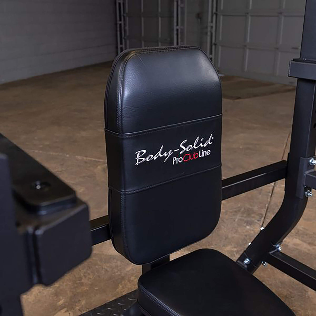 pro clubline sosb250 shoulder olympic bench durable double stitched upholstery