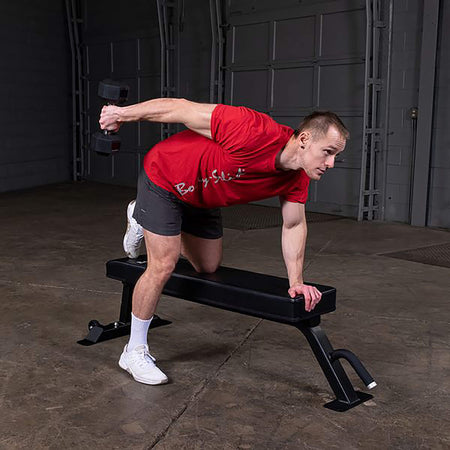 sfb125 flat bench bend over row