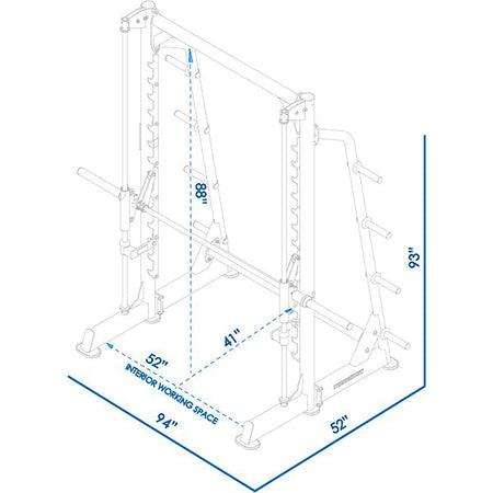 smith machine g271 dimension