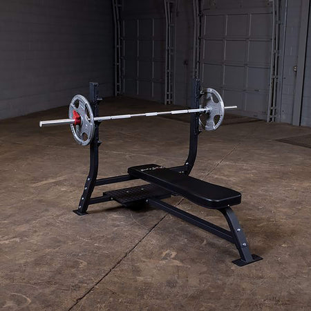 sofb250 flat olympic bench with barbell