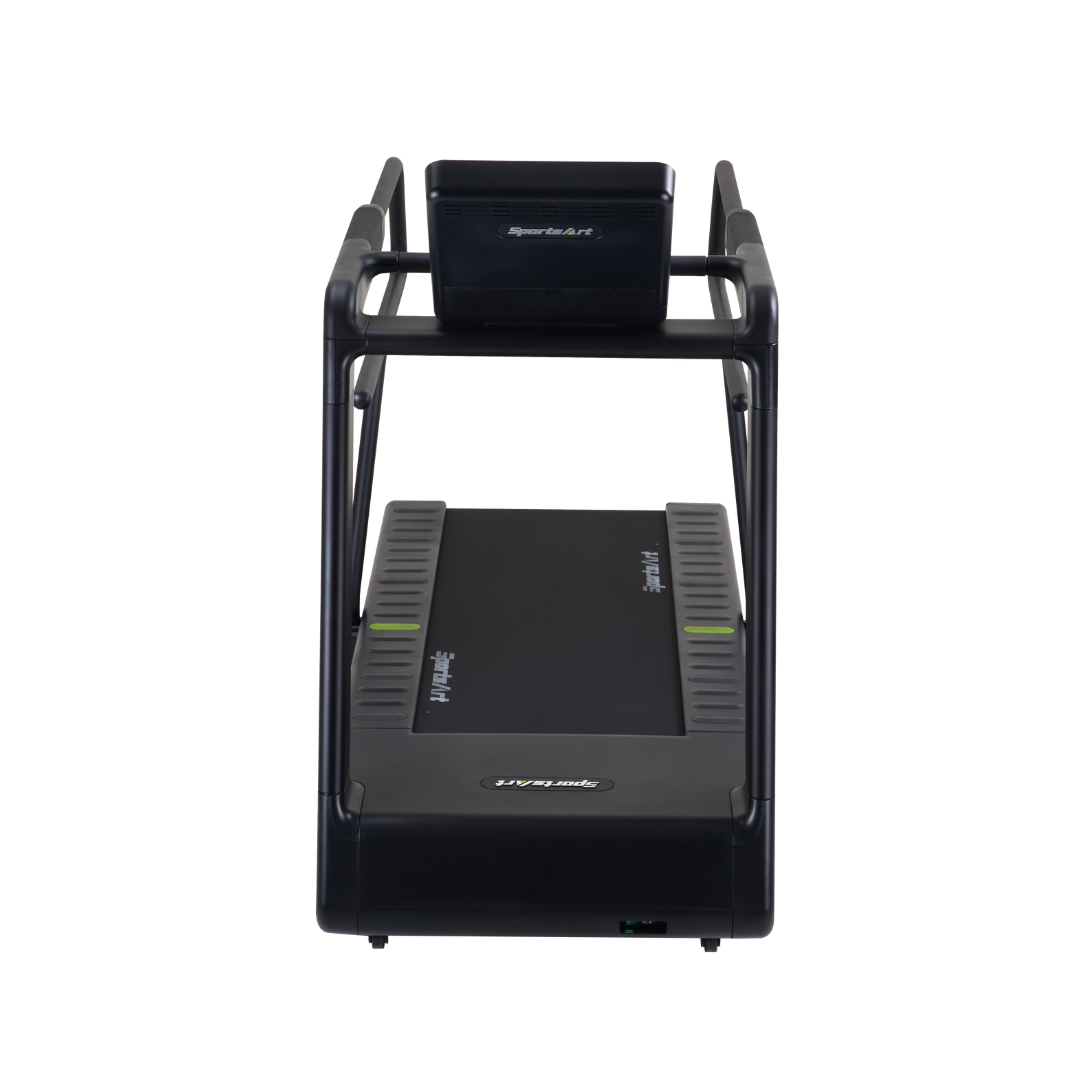 sportsart t673 treadmill back view