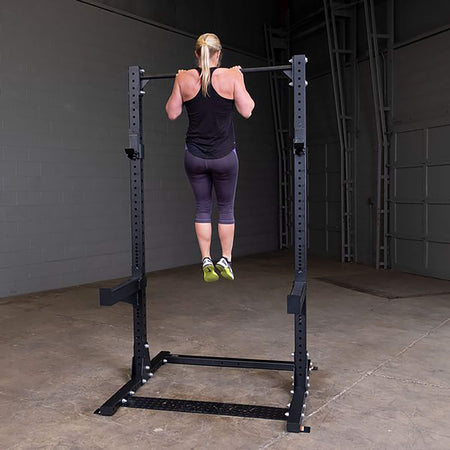spr500 half squat rack pro clubline pull up