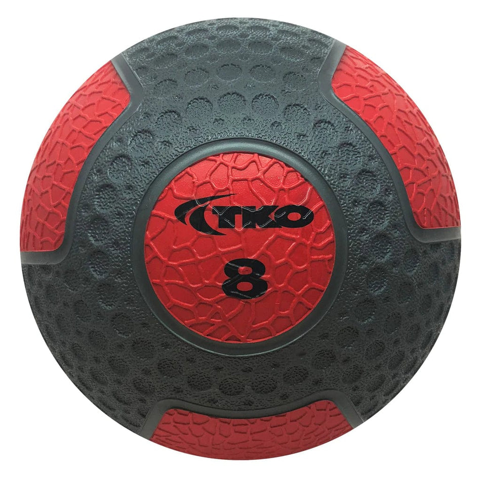 TKO Premium Medicine Ball Set With Rack 10 Ball Set 2-20 Lbs. with 10 Ball Rack