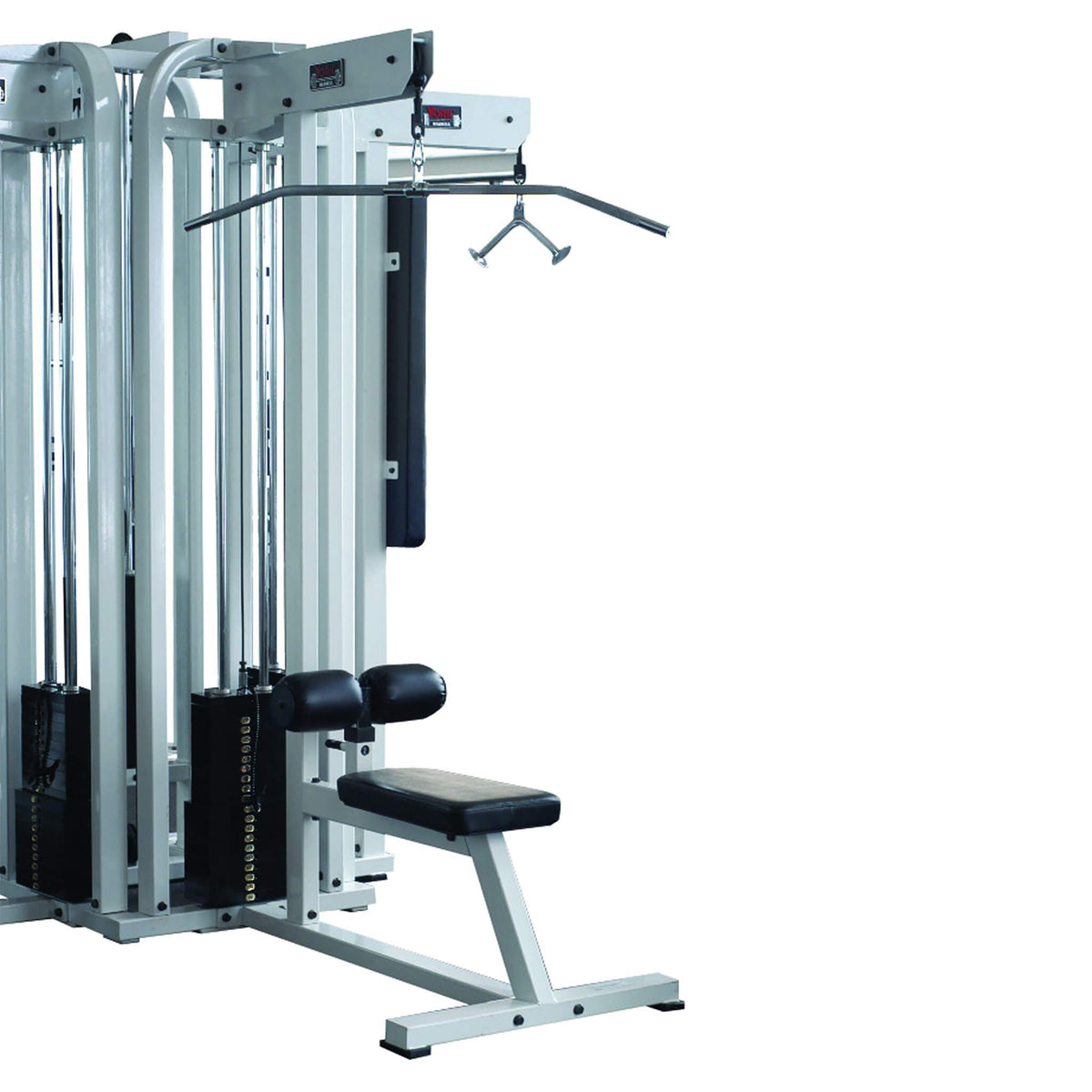 York Barbell STS Lat Pulldown Machine Corner View