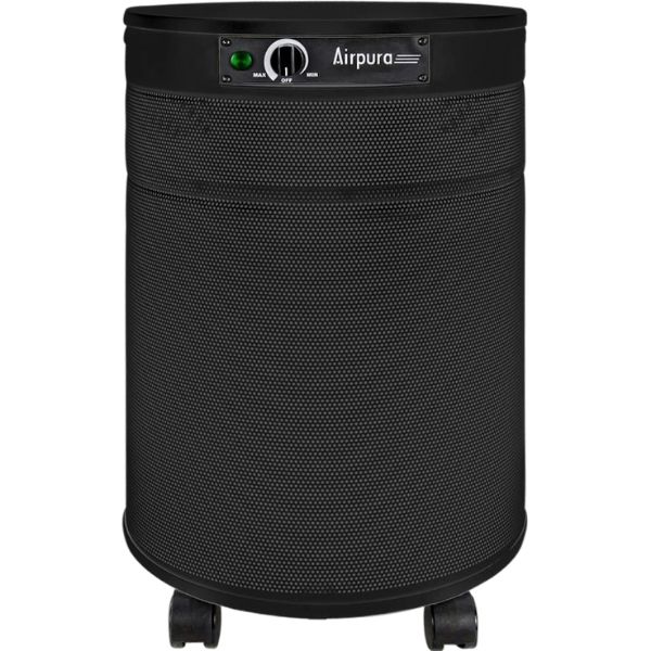 Airpura C600 DLX Air Purifier Chemical & Gas Abatement Pus + Black Front View