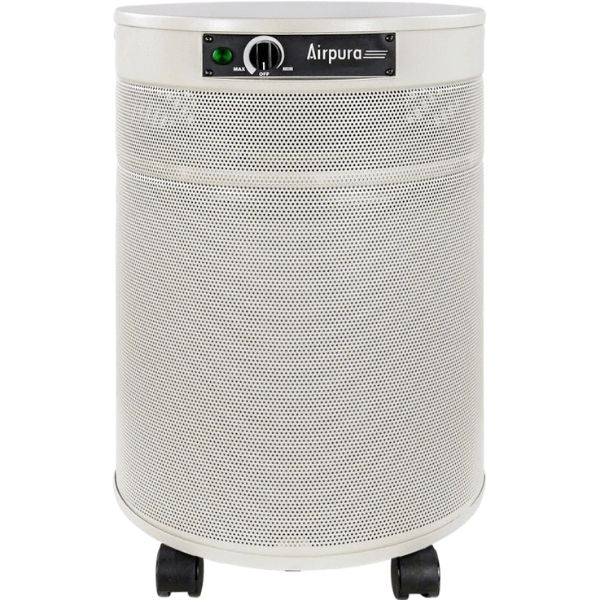 Airpura C600 DLX Air Purifier Chemical & Gas Abatement Pus + Cream Front View