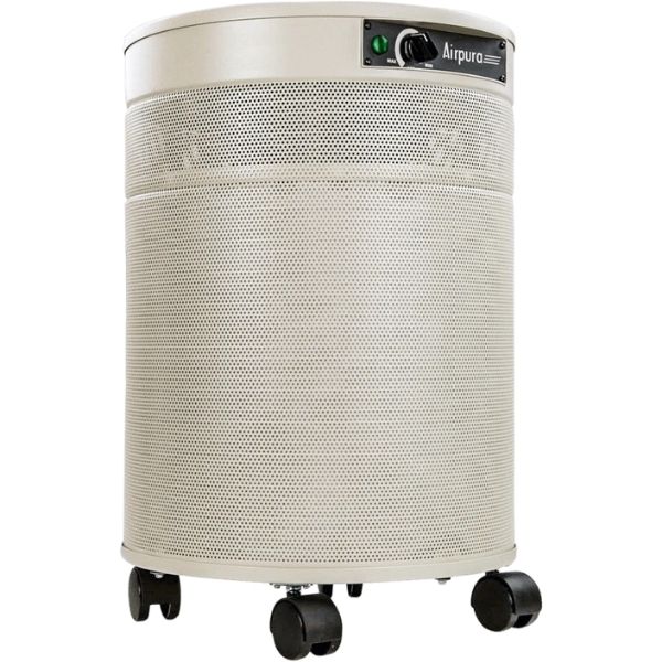 Airpura G600 DLX Odor-free for Chemically Sensitive (MCS) Air Purifier Cream Front Side View