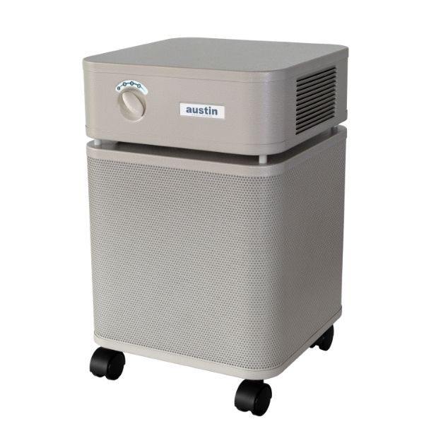 Austin Air Allergy Machine Air Purifier Sandstone Left Side View