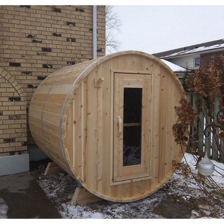 Dundalk CT Harmony 2-4 Person Outdoor Traditional Sauna Outside Home