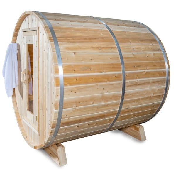 Dundalk CT Harmony 2-4 Person Outdoor Traditional Sauna Right Side View