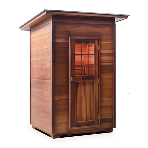 Enlighten MoonLight 2 Person Slope Dry Traditional Sauna Facing Right