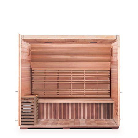 Enlighten MoonLight 4 Person Indoor Dry Traditional Sauna Interior Details