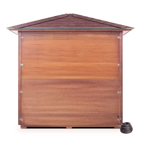 Enlighten MoonLight 5 Person Peak Dry Traditional Sauna Back View