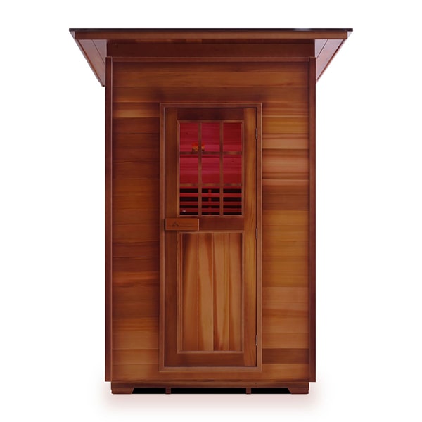Enlighten Sapphire 2 Person Slope Infrared  TraditionalSauna Front View