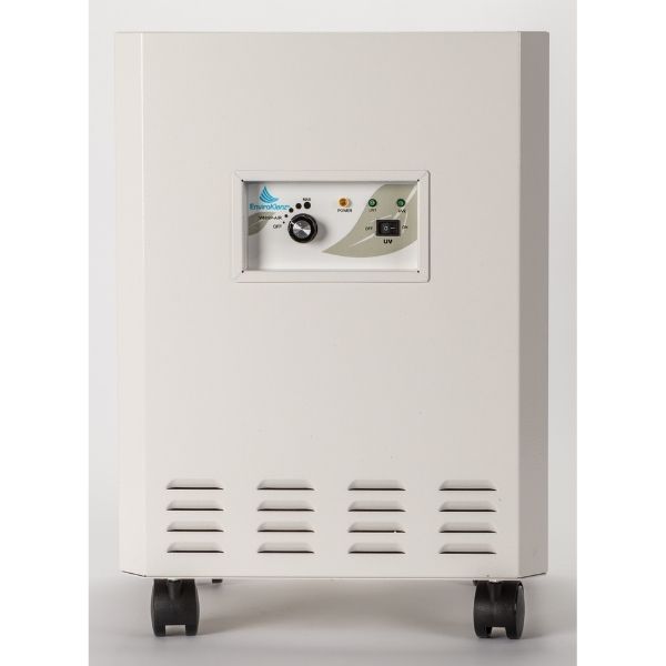 EnviroKlenz Air System Plus Front View with Controls in White Color