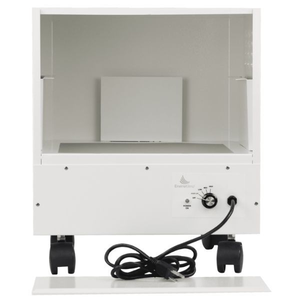 EnviroKlenz Mobile Air System Opened Back Empty White