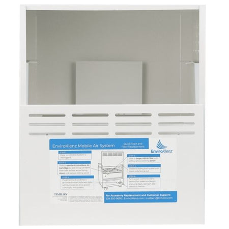 EnviroKlenz Mobile Air System Opened Back With Instruction