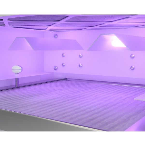 EnviroKlenz UV Bulbs (Set of 2) Close Up Inside Air Purifier