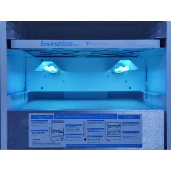 EnviroKlenz UV Bulbs (Set of 2) Rear View Air Purifier