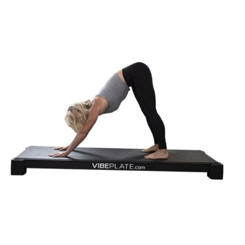 VibePlate Yoga Plate Hands Touching Yoga Plate
