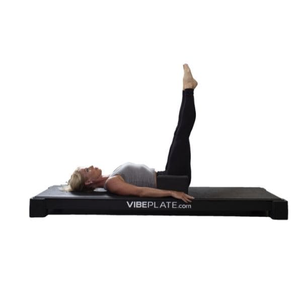 VibePlate Yoga Plate Stretch One Leg Up